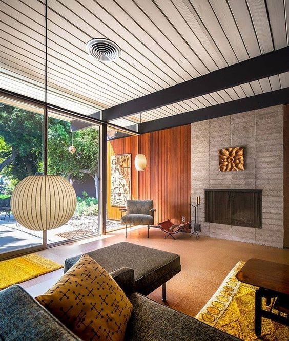 mid-century modern interior design