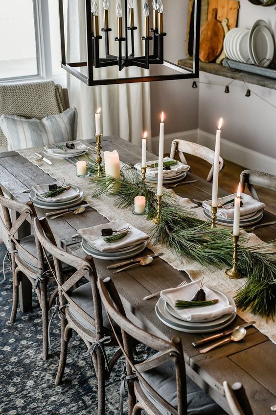 Holiday Table Setting