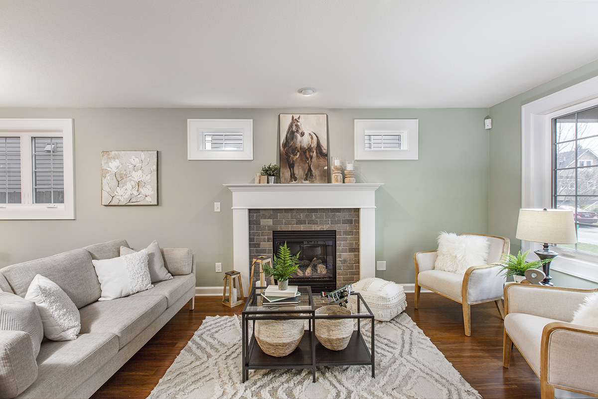 Vacant Home Staging Living Room